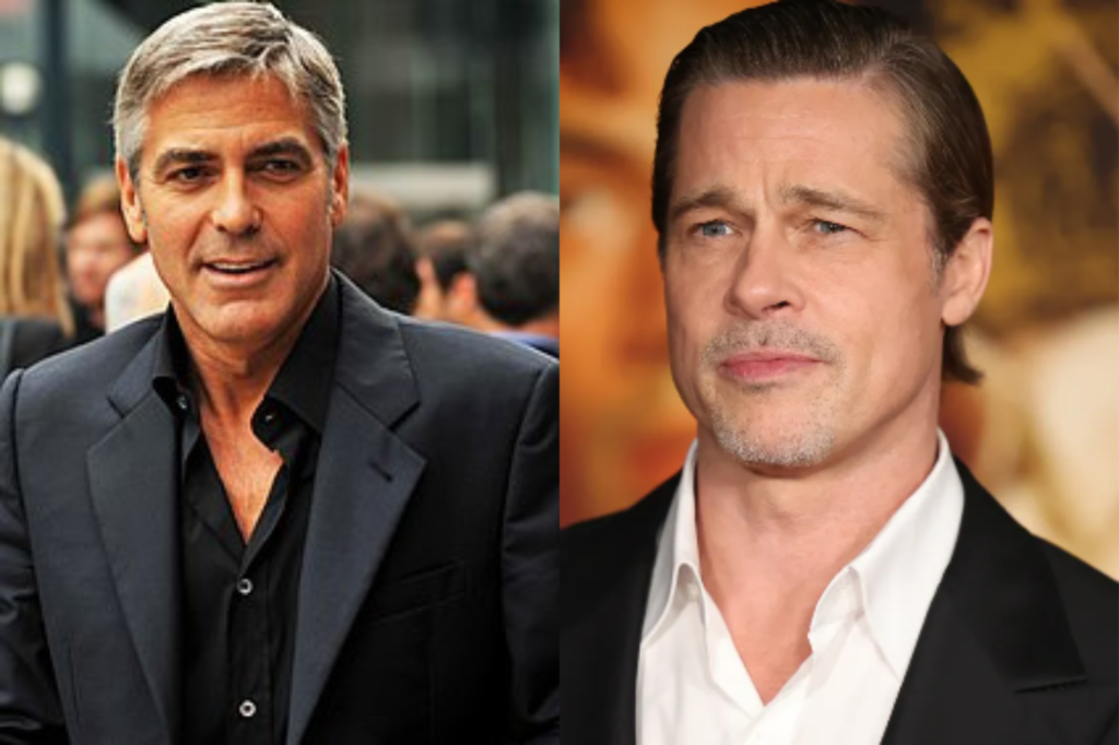 Brad Pitt and George Clooney